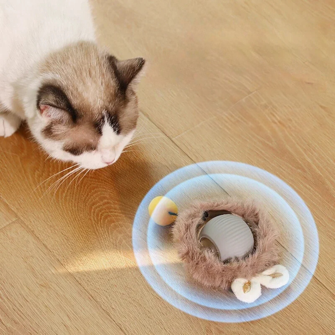 KittyTwirl™ | Interaktiver Spielball mit Schwanz für Katzen