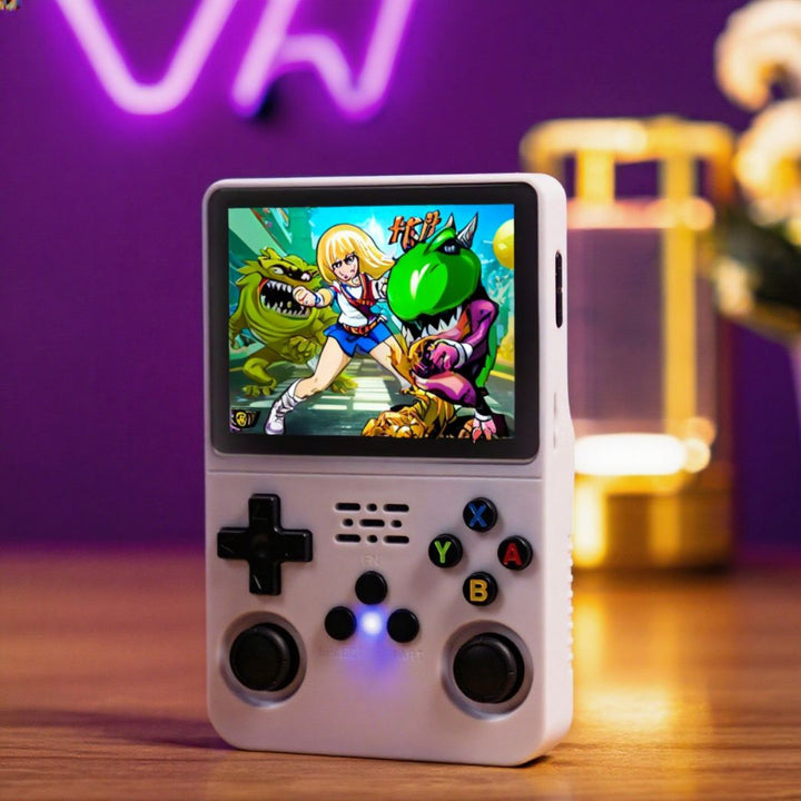 Retro Spielkonsole | Tragbare Retro Konsole mit 20.000+ klassischen Spielen | RetroSpiel