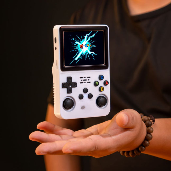 Retro Spielkonsole | Tragbare Retro Konsole mit 20.000+ klassischen Spielen | RetroSpiel