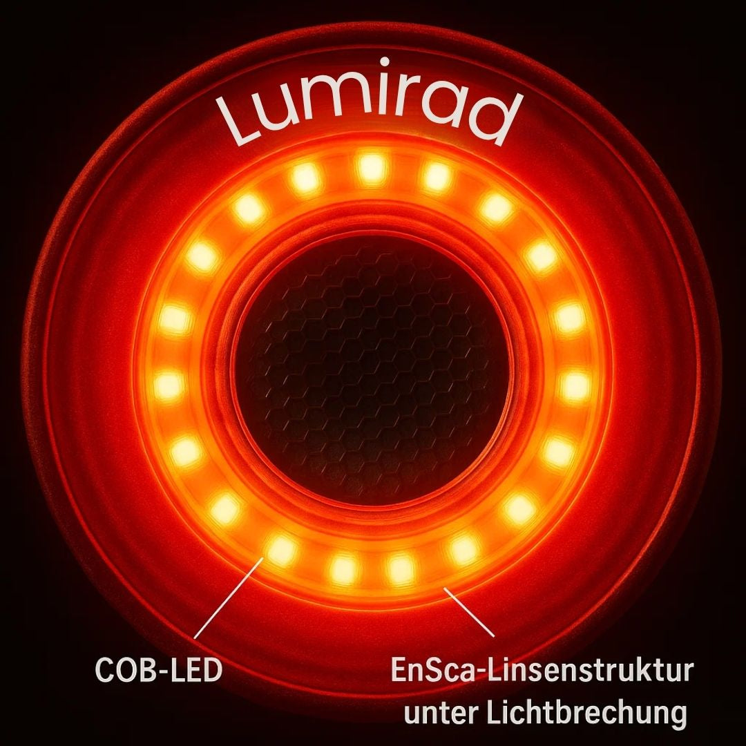 Rücklicht & Bremslicht für Fahrrad und Rennrad mit 6 Modi und Akku | Lumirad