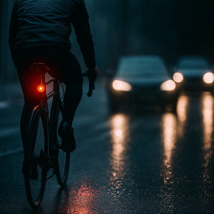 Rücklicht & Bremslicht für Fahrrad und Rennrad mit 6 Modi und Akku | Lumirad