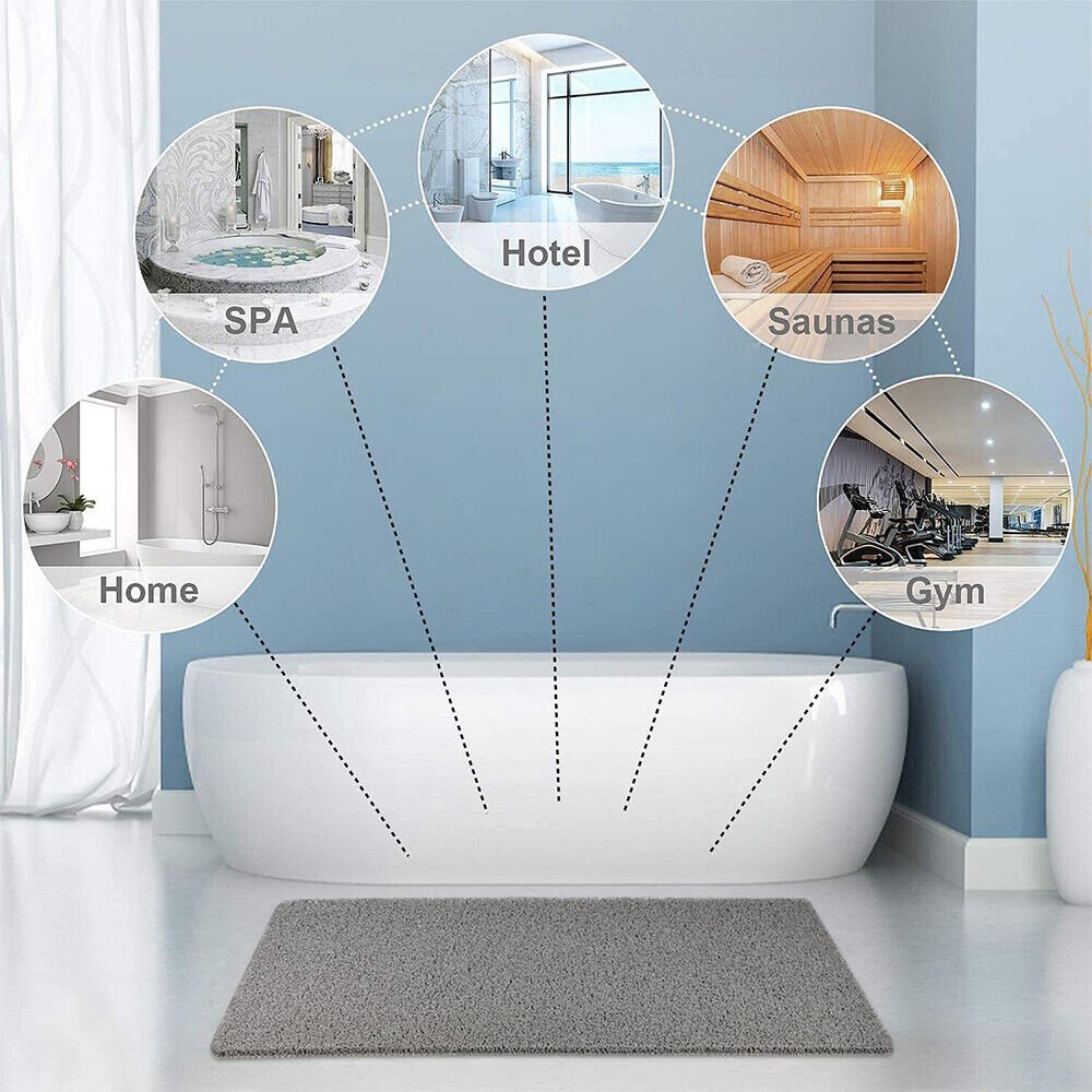 Rutschfeste Duschmatte | Antirutschmatte für Dusche & Badewanne | Badewannenmatte | Duscheinlage | RutschSchutz