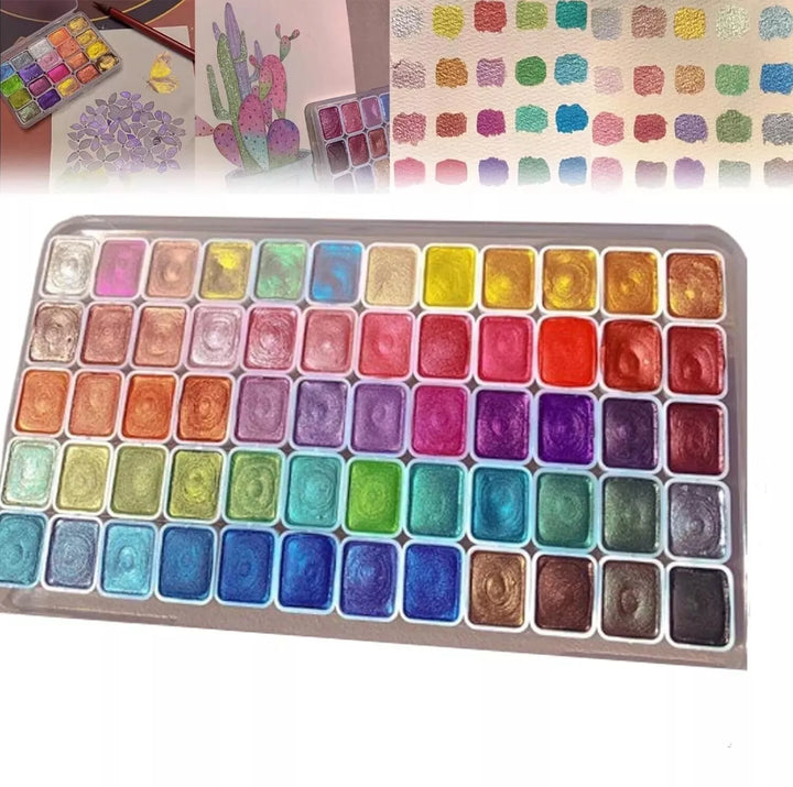 Kolorful - Powder Mineral Pearl Pigment Art Watercolor 20 Farben