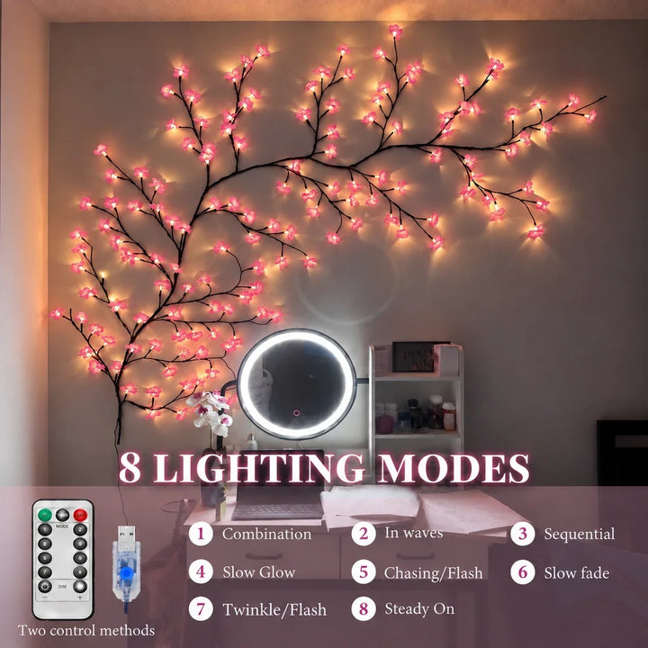 BlütenGlow™ LED Kirschblüten-Girlande