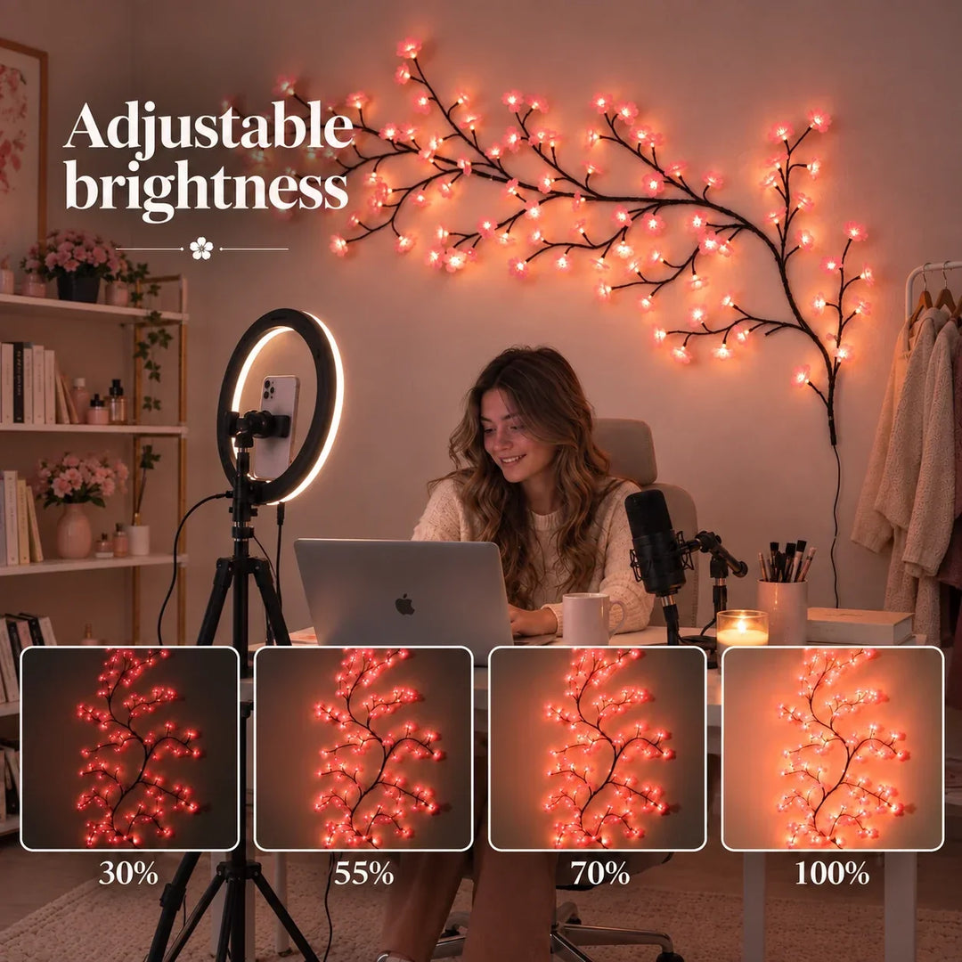 BlütenGlow™ LED Kirschblüten-Girlande