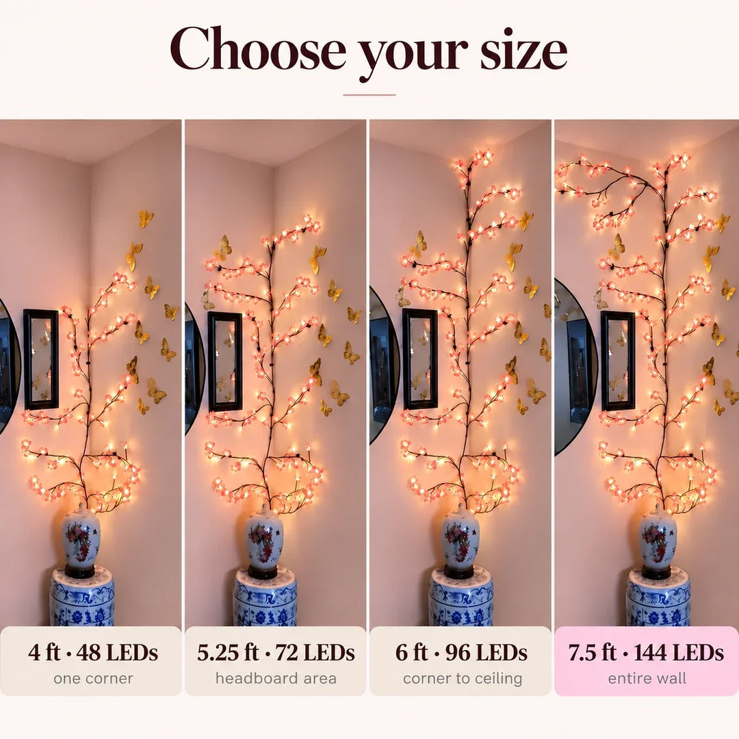 BlütenGlow™ LED Kirschblüten-Girlande