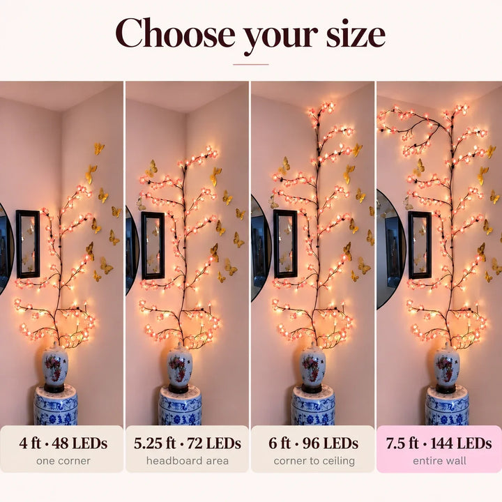 BlütenGlow™ LED Kirschblüten-Girlande