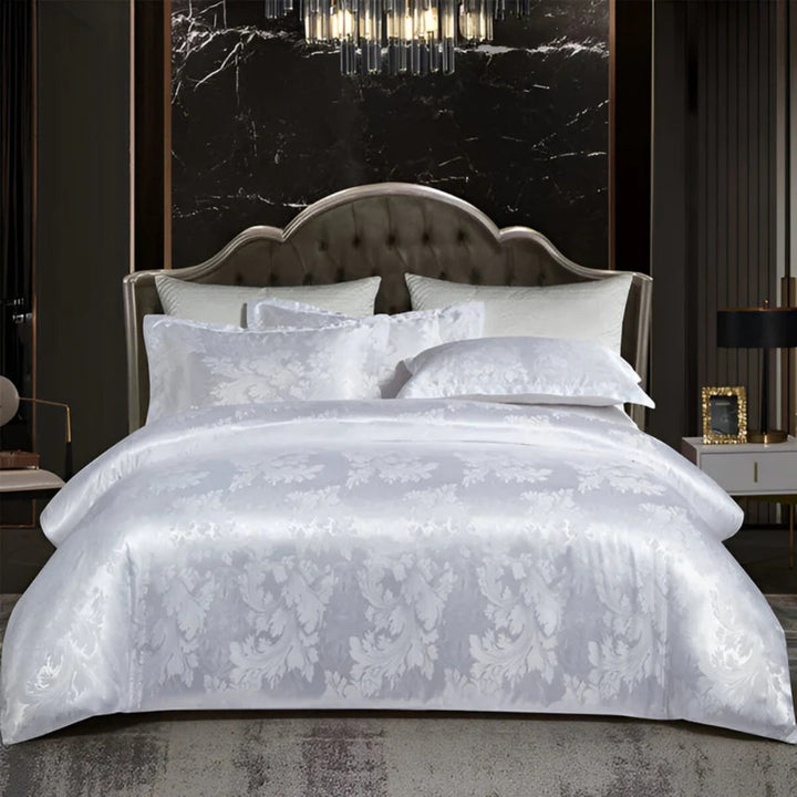 Satin Bettlaken mit Kissenbezug | Luxuriöse Bettwäsche | Bettbezug | Satinora