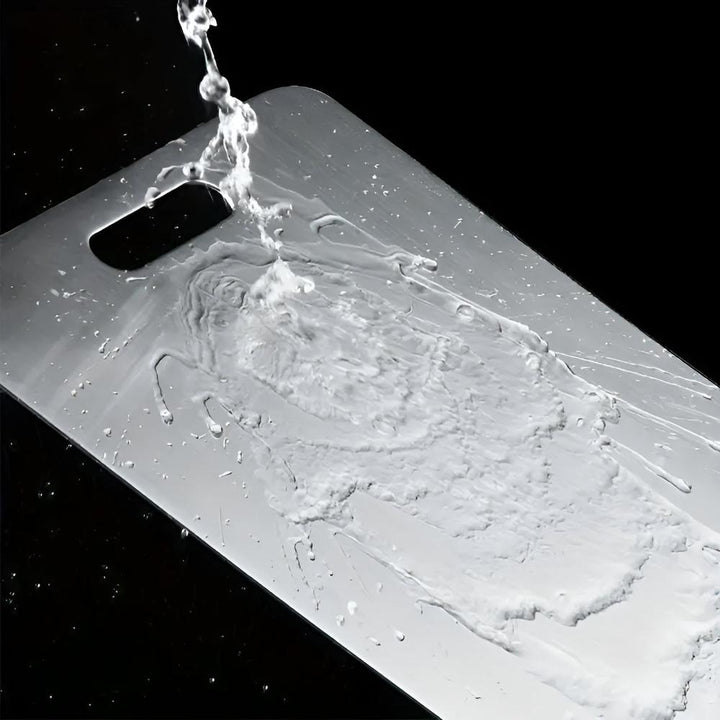 Schneidebrett aus Edelstahl | Frühstücksbrettchen | Edelora