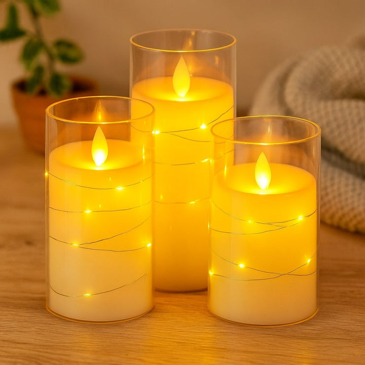 LED Kerzen mit Fernbedienung & Timer | LED Kerzen Set | ScheinLicht