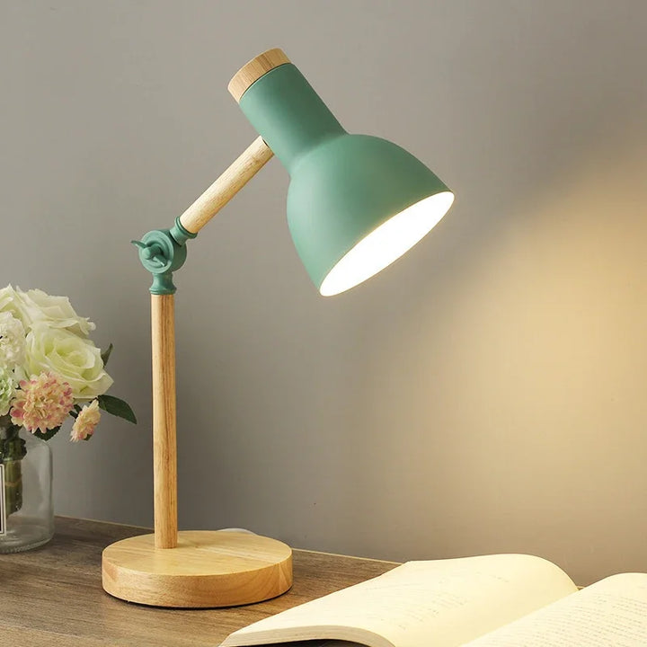 Schreibtischlampe aus Holz | Tischlampe | HolzLicht