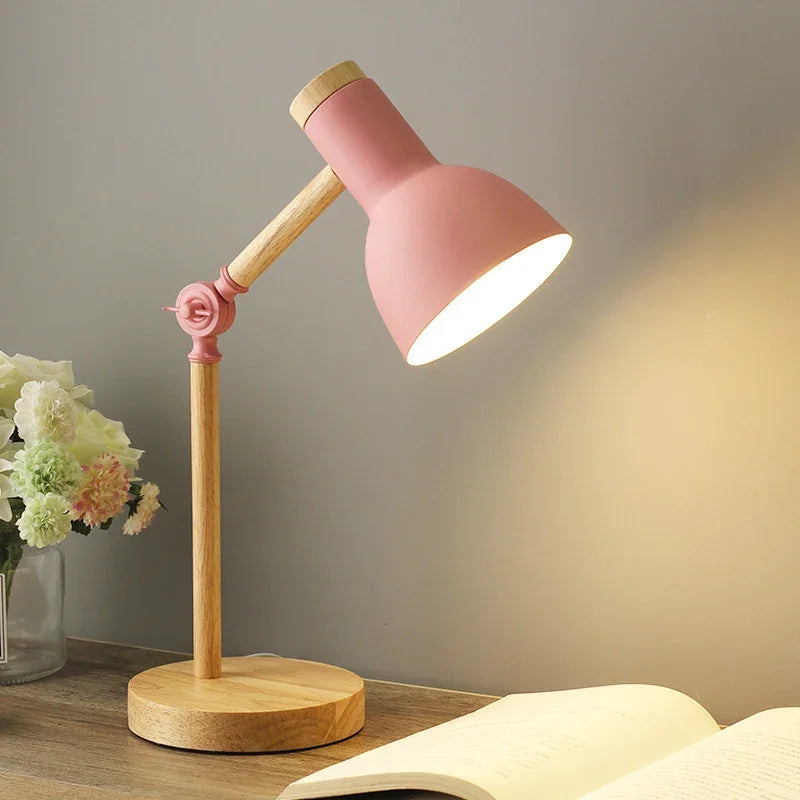 Schreibtischlampe aus Holz | Tischlampe | HolzLicht