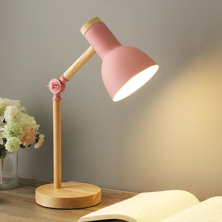 Schreibtischlampe aus Holz | Tischlampe | HolzLicht