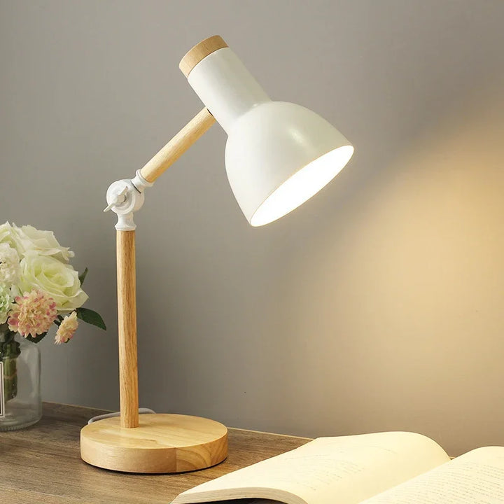 Schreibtischlampe aus Holz | Tischlampe | HolzLicht