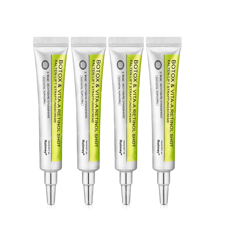 💫👨‍⚕️Jetzt jugendliche Haut zurückgewinnen 💫Rolimey® Botox & Vita-A Retinol Shot Falten-Lift Straffungscreme