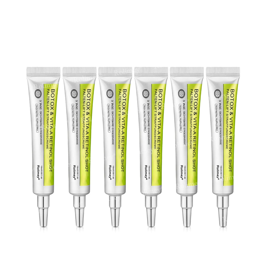 💫👨‍⚕️Jetzt jugendliche Haut zurückgewinnen 💫Rolimey® Botox & Vita-A Retinol Shot Falten-Lift Straffungscreme