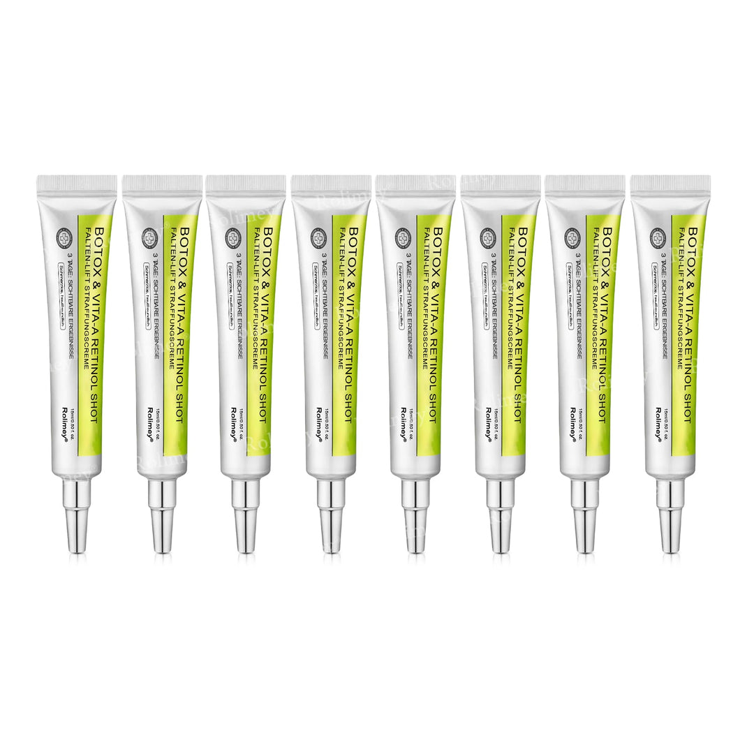 💫👨‍⚕️Jetzt jugendliche Haut zurückgewinnen 💫Rolimey® Botox & Vita-A Retinol Shot Falten-Lift Straffungscreme