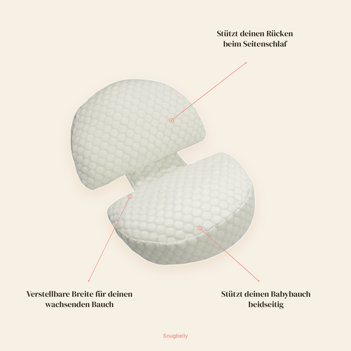SleepBloom™-Schwangerschaftskissen entlastet und sorgt für mehr Komfort