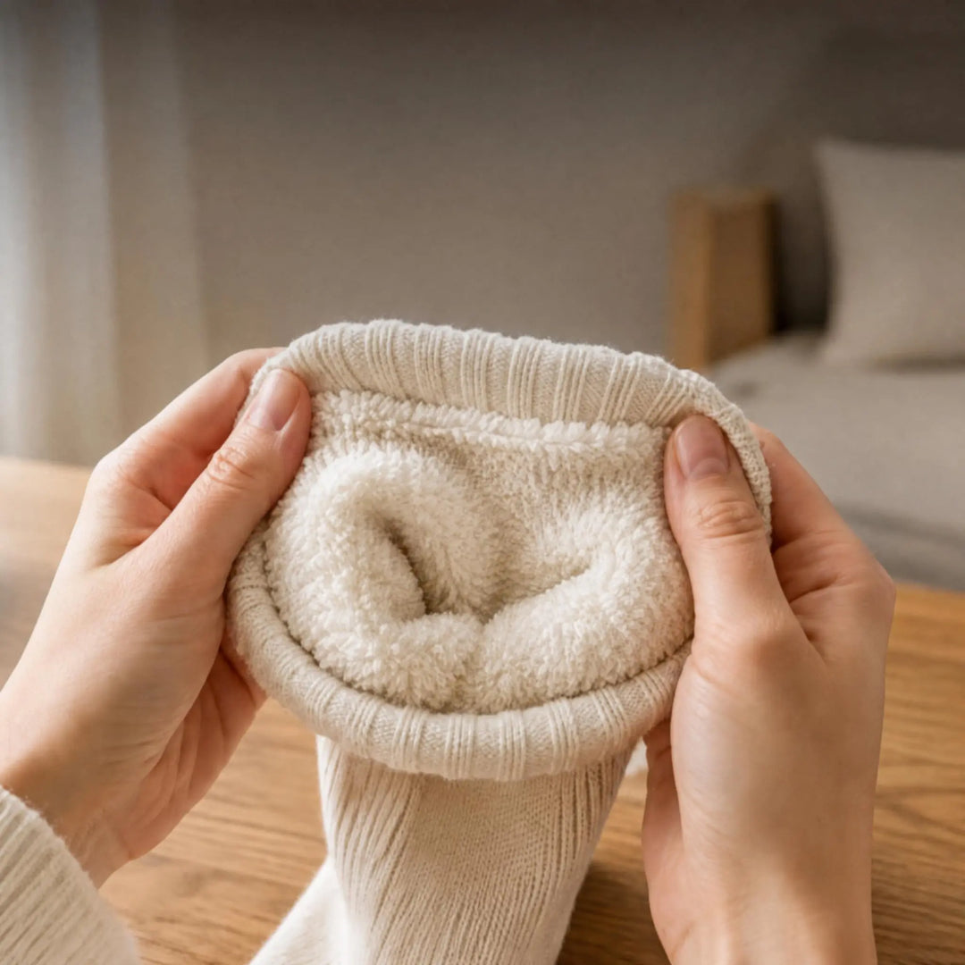 WolkenSocke™ Gemütliche Slouchy Strick-Socken