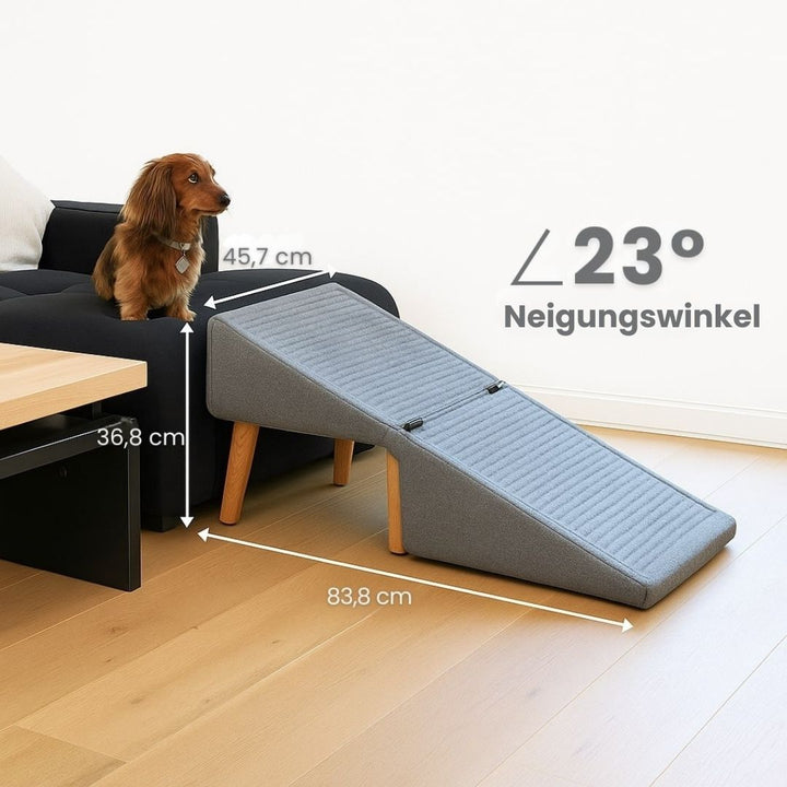 Hundetreppe für Bett & Sofa | Hunderampe & Hocker in einem | SofaFreund