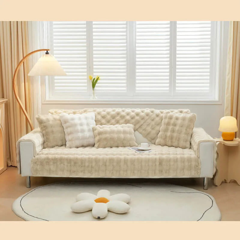 Genteele Sherpa-Decke – 101,6 X 127 Cm, Flauschig & Wendbar, Für Sofa & Bett, Gelb/Weiß