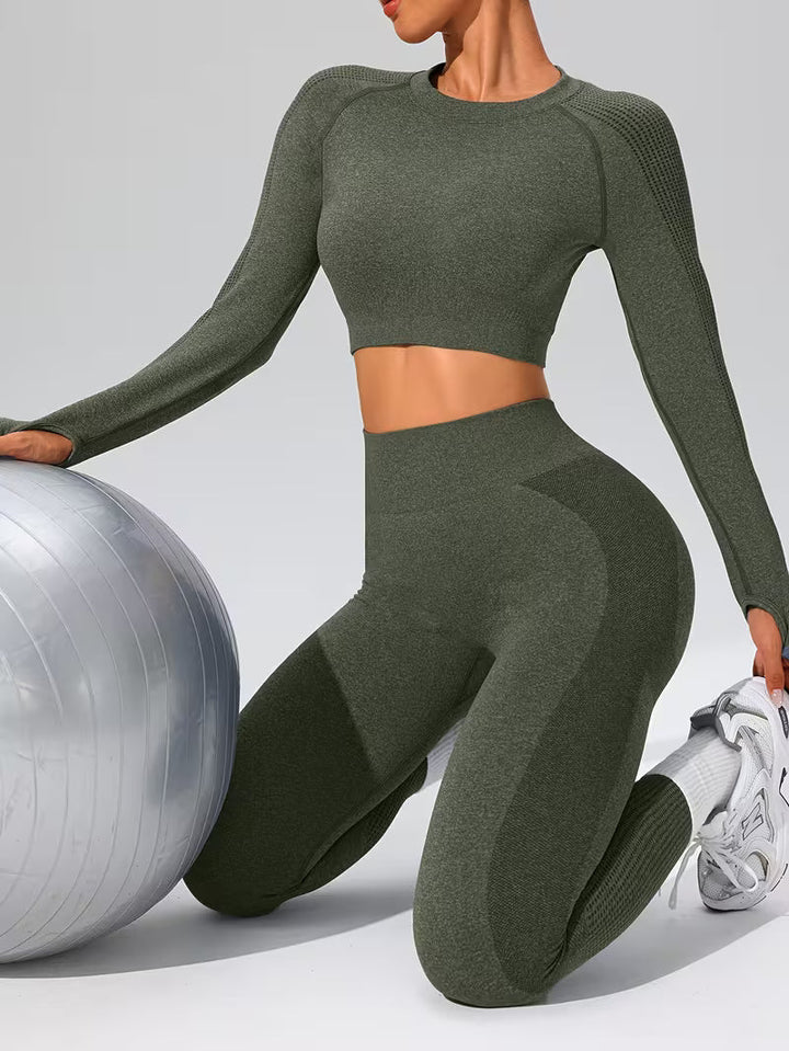 Sport Leggings & Top für Damen | Sportbekleidung | Damen Trainingsanzüge | FlexFit
