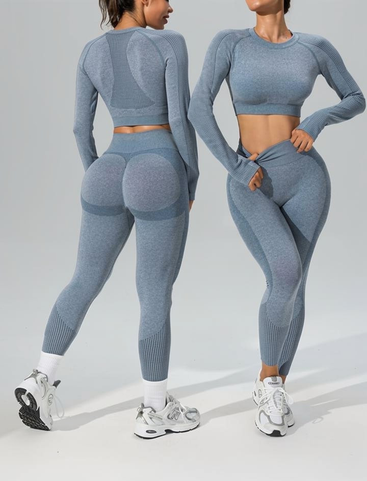 Sport Leggings & Top für Damen | Sportbekleidung | Damen Trainingsanzüge | FlexFit