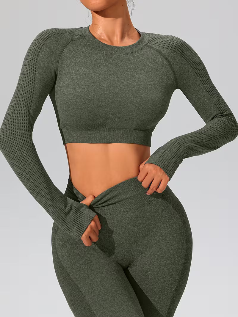 Sport Leggings & Top für Damen | Sportbekleidung | Damen Trainingsanzüge | FlexFit