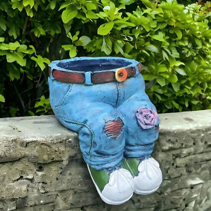 BloomPants - Kreativer Blumentopf in Form einer 3D-Jeans