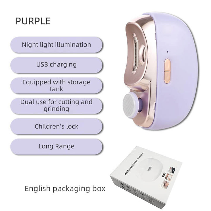 NailEase | Elektrischer Nagelknipser | 3-in-1 Funktion | Sanft & Präzise