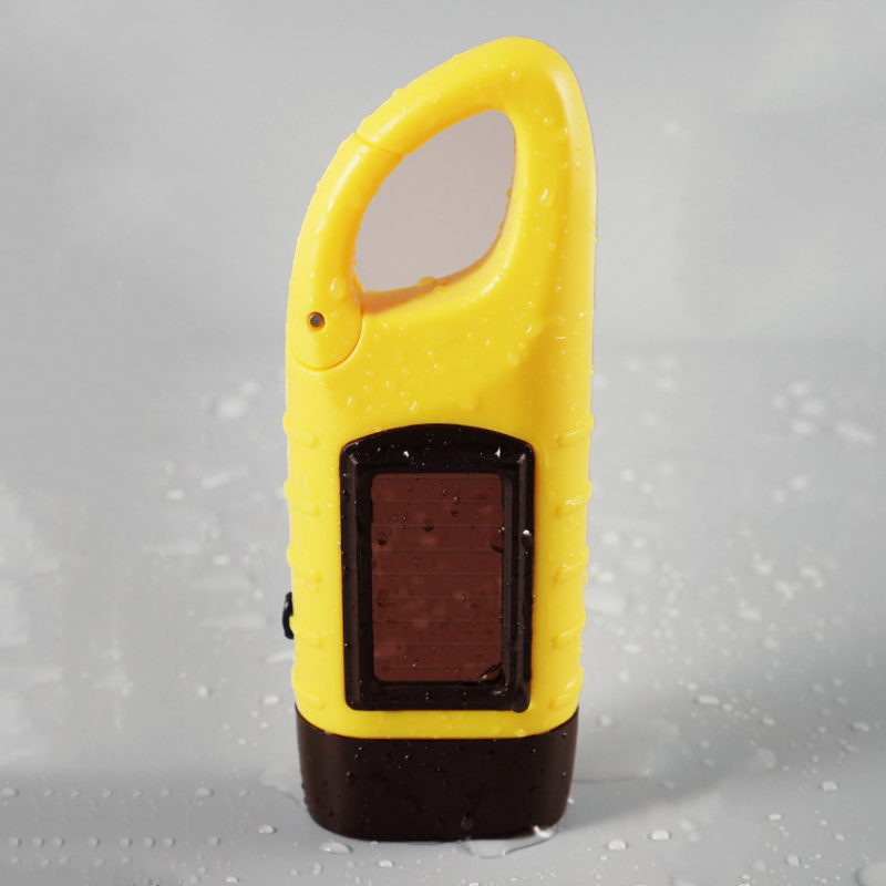 Helles Licht - Solarbetriebene, tragbare Taschenlampe