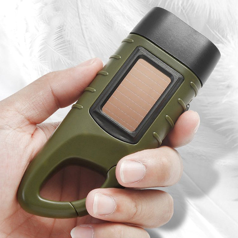 Helles Licht - Solarbetriebene, tragbare Taschenlampe