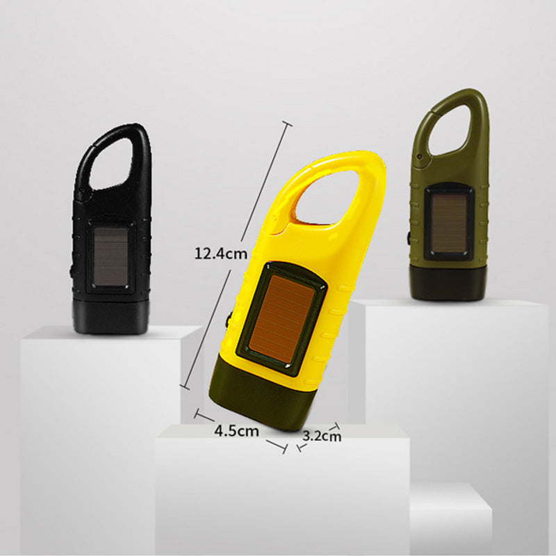 Helles Licht - Solarbetriebene, tragbare Taschenlampe