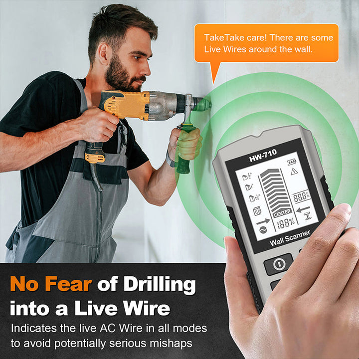 Multifunktionaler Handheld Metall und Wand Detektor