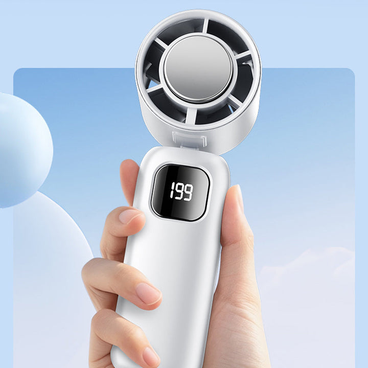 CoolWave™ | Tragbarer Handventilator mit fortschrittlicher Kühltechnologie und verlängerter Batterielebensdauer