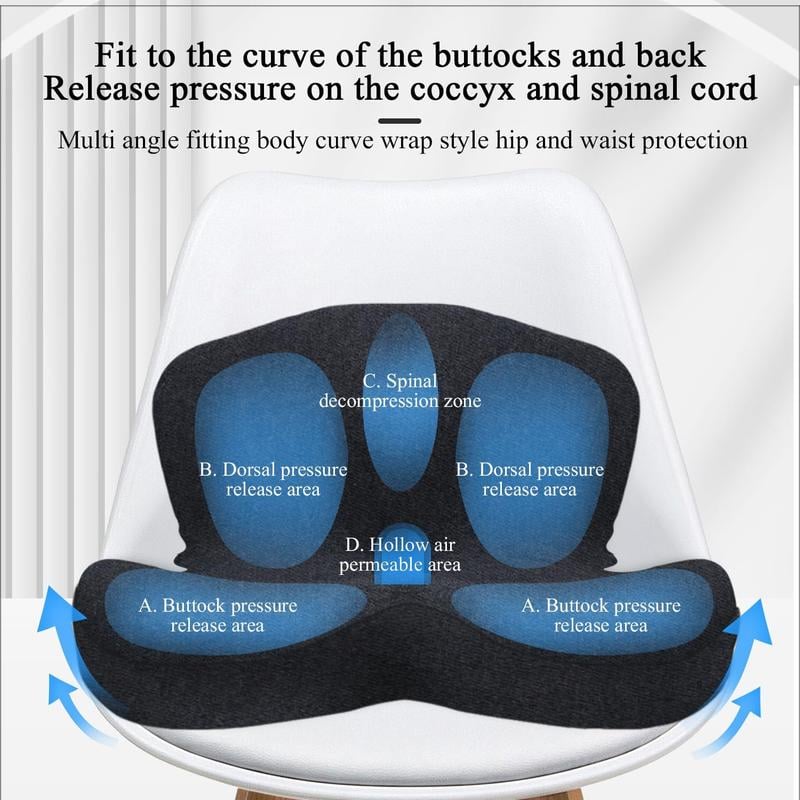 ErgoRelief Pro Memory Foam Sitzkissen