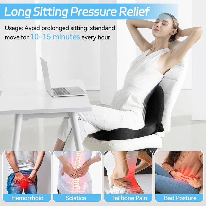 ErgoRelief Pro Memory Foam Sitzkissen