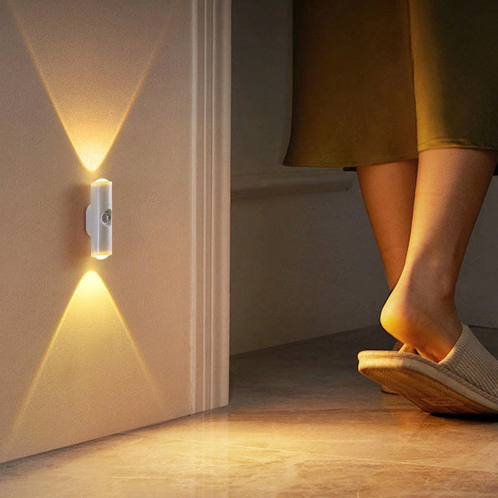 FarbAura™ Kabelloses LED-Wandlicht mit Bewegungsmelder & Farbwechsel