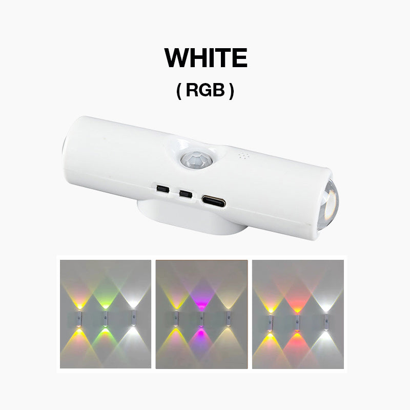 FarbAura™ Kabelloses LED-Wandlicht mit Bewegungsmelder & Farbwechsel