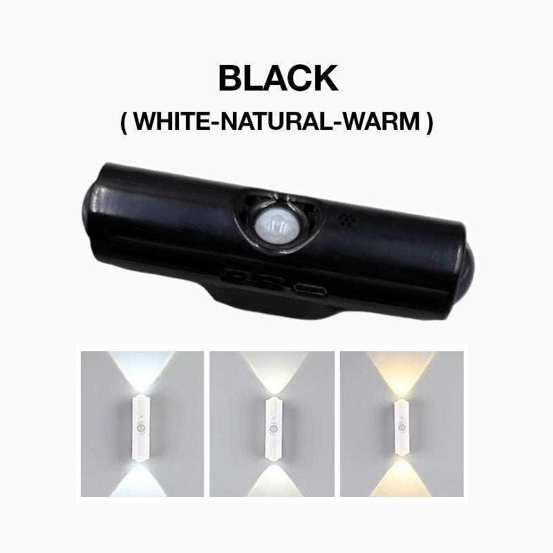 FarbAura™ Kabelloses LED-Wandlicht mit Bewegungsmelder & Farbwechsel