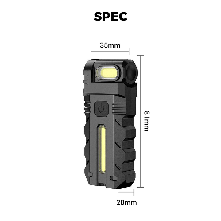 💥LED-Arbeitsleuchte mit 180° drehbarem Kopf