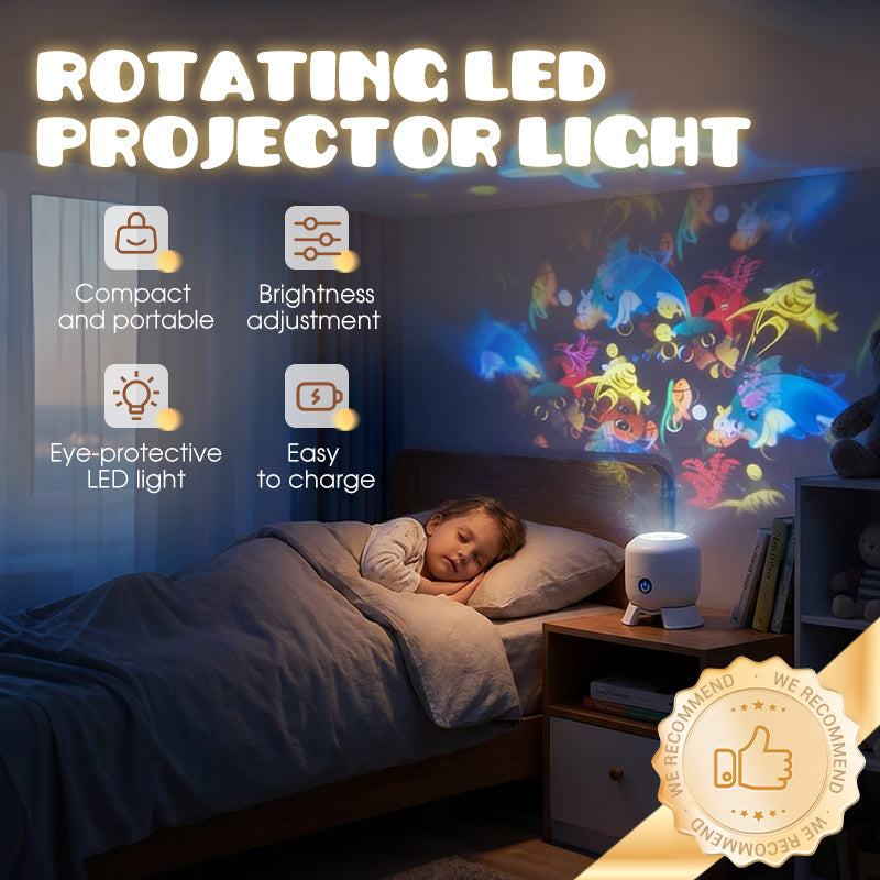 Dynamisch rotierendes LED-Projektorlicht