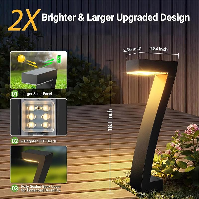 SonnenForm™ Moderne Solar-Wegeleuchte