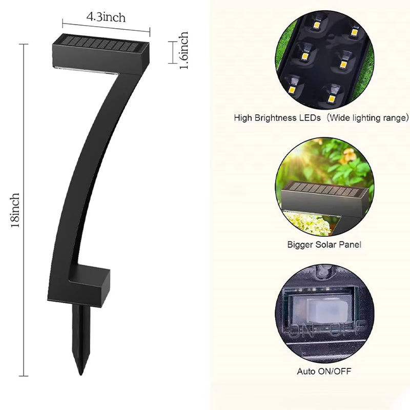 SonnenForm™ Moderne Solar-Wegeleuchte