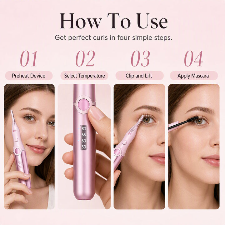 WimpernSchwung™ Wiederaufladbare Beheizbare Wimpernzange