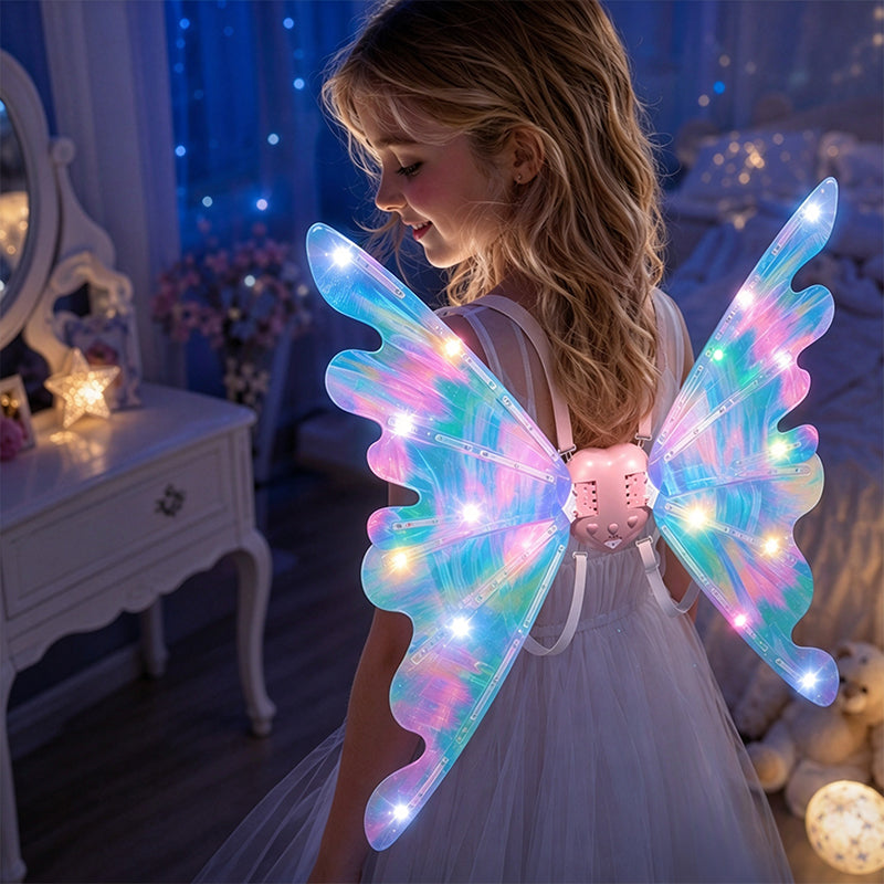 FeenZauber™ Leuchtende Schmetterlingsflügel mit Bewegung & Musik