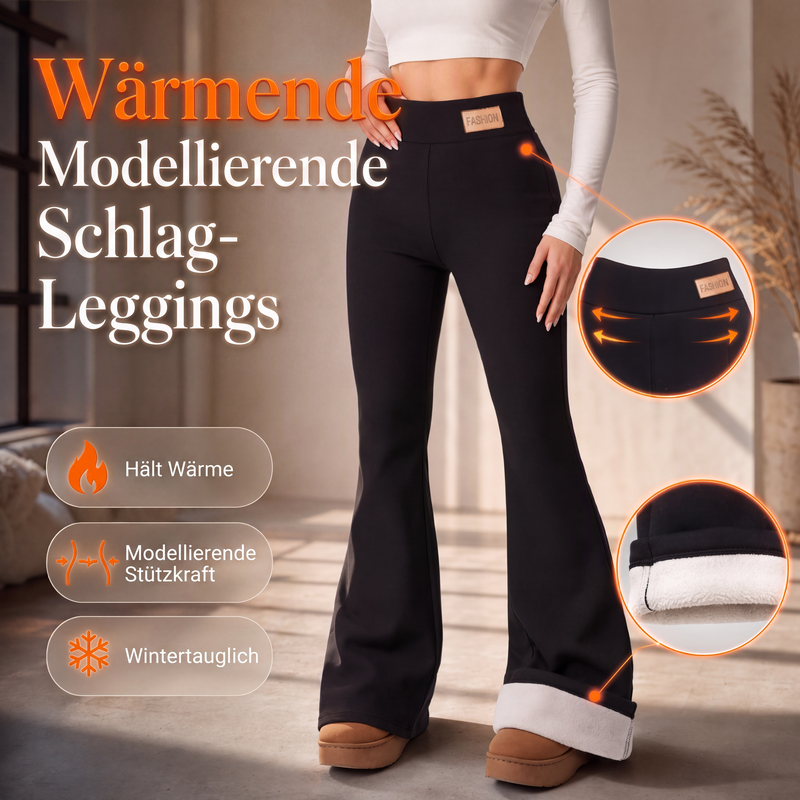 SchlagWärme™ Gefütterte Schlagleggings für Damen