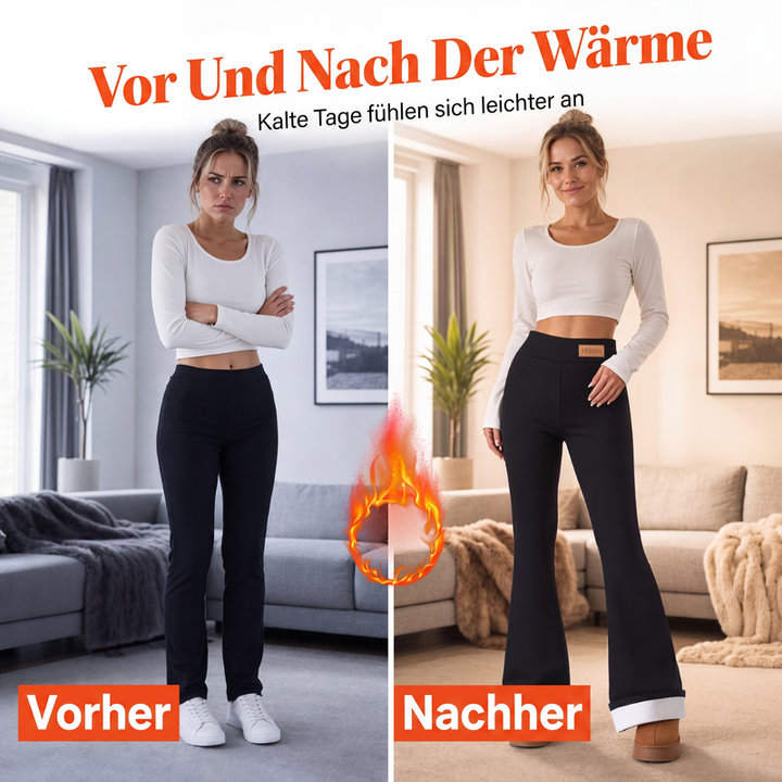 SchlagWärme™ Gefütterte Schlagleggings für Damen