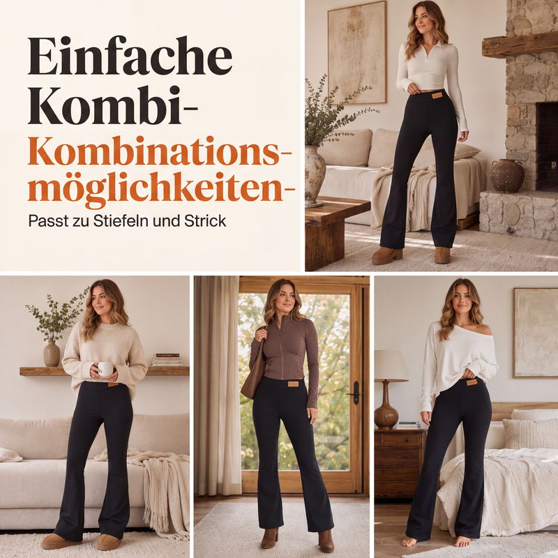 SchlagWärme™ Gefütterte Schlagleggings für Damen