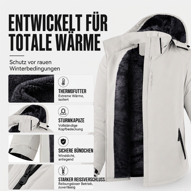 WinterKraft™ Gefütterte Thermojacke für Herren